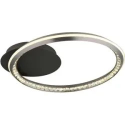 Globo Lighting Deckenleuchte   ¦ grau ¦ Maße (cm): B: 50 H: 8