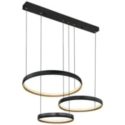 Globo Lighting Hängeleuchte   ¦ schwarz ¦ Maße (cm): B: 50,3 H: 150