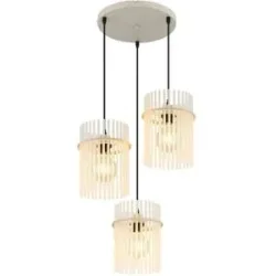 Globo Lighting Hängeleuchte   ¦ braun ¦ Maße (cm): H: 140  Ø: 47