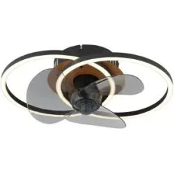 Globo Lighting Deckenventilator   ¦ schwarz ¦ Maße (cm): B: 28 H: 14,4