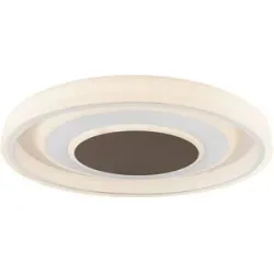 Globo Lighting Deckenleuchte   ¦ weiß ¦ Maße (cm): H: 10  Ø: 69