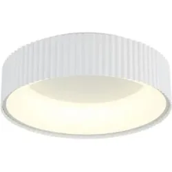 Globo Lighting Deckenleuchte   ¦ weiß ¦ Maße (cm): H: 13  Ø: 46