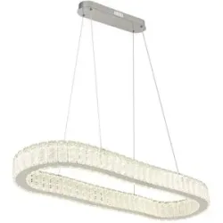 Globo Lighting Hängeleuchte   ¦ silber ¦ Maße (cm): B: 31 H: 120