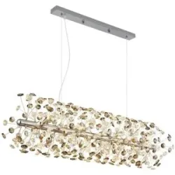 Globo Lighting Luster   ¦ silber ¦ Maße (cm): B: 30 H: 150