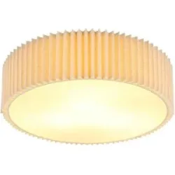 Globo Lighting Deckenleuchte   ¦ weiß ¦ Maße (cm): H: 13  Ø: 43