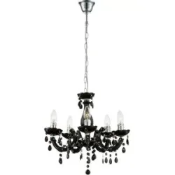 Globo Lighting Luster   ¦ silber ¦ Maße (cm): H: 128  Ø: 44