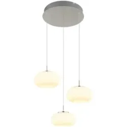 Globo Lighting Hängeleuchte   ¦ silber ¦ Maße (cm): H: 150  Ø: 49