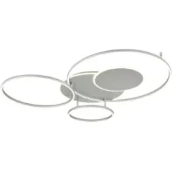 Globo Lighting Deckenleuchte   ¦ grau ¦ Maße (cm): B: 86,4 H: 13