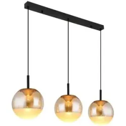 Globo Lighting Hängeleuchte   ¦ schwarz ¦ Maße (cm): B: 25 H: 130