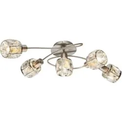 Globo Lighting Deckenleuchte   ¦ silber ¦ Maße (cm): B: 36 H: 21