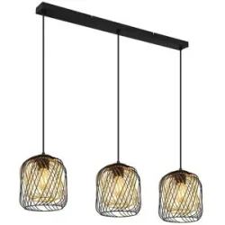 Globo Lighting Hängeleuchte   ¦ schwarz ¦ Maße (cm): B: 18 H: 150
