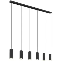 Globo Lighting Hängeleuchte   ¦ schwarz ¦ Maße (cm): B: 6 H: 120