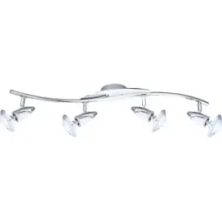 Globo Lighting Strahler   ¦ silber ¦ Maße (cm): B: 12 H: 17,5