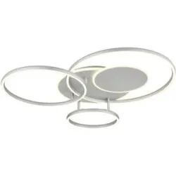 Globo Lighting Deckenleuchte   ¦ grau ¦ Maße (cm): B: 70 H: 13