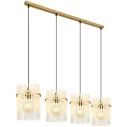 Globo Lighting Hängeleuchte   ¦ gold ¦ Maße (cm): B: 20 H: 140