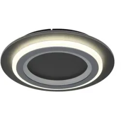 Globo Lighting Deckenleuchte   ¦ schwarz ¦ Maße (cm): H: 5,5  Ø: 34