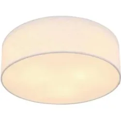 Globo Lighting Deckenleuchte   ¦ weiß ¦ Maße (cm): H: 12  Ø: 40