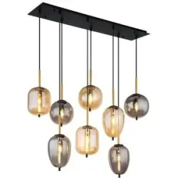 Globo Lighting Hängeleuchte   ¦ schwarz ¦ Maße (cm): B: 34 H: 120