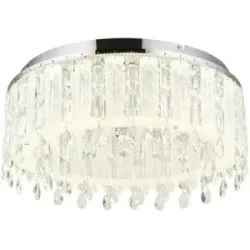 Globo Lighting Deckenleuchte   ¦ silber ¦ Maße (cm): H: 26,5  Ø: 58.5