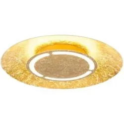 Globo Lighting Deckenleuchte   ¦ gold ¦ Maße (cm): H: 8,6  Ø: 50