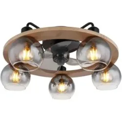 Globo Lighting Ventilator   ¦ schwarz ¦ Maße (cm): H: 21,5  Ø: 55