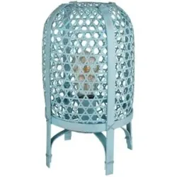 Globo Lighting Tischleuchte   ¦ blau ¦ Maße (cm): H: 37  Ø: 22