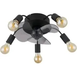 Globo Lighting Deckenventilator   ¦ schwarz ¦ Maße (cm): H: 15  Ø: 42