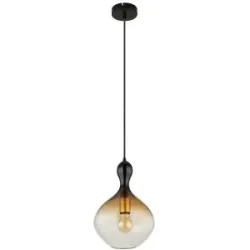 Globo Lighting Hängeleuchte   ¦ schwarz ¦ Maße (cm): H: 120  Ø: 23