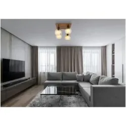 Globo Lighting Deckenleuchte   ¦ schwarz ¦ Maße (cm): B: 43 H: 38