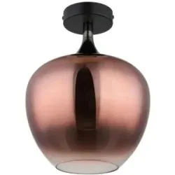 Globo Lighting Deckenleuchte   ¦ schwarz ¦ Maße (cm): H: 31,5  Ø: 24