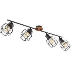 Globo Lighting Strahler   ¦ schwarz ¦ Maße (cm): B: 11 H: 24
