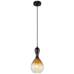 Globo Lighting Hängeleuchte   ¦ schwarz ¦ Maße (cm): H: 120  Ø: 16.5