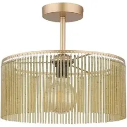 Globo Lighting Deckenleuchte   ¦ gold ¦ Maße (cm): H: 32  Ø: 35