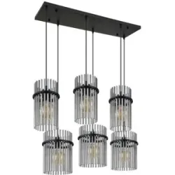 Globo Lighting Hängeleuchte   ¦ schwarz ¦ Maße (cm): B: 35,5 H: 125