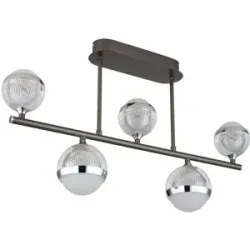 Globo Lighting Deckenleuchte   ¦ silber ¦ Maße (cm): B: 11 H: 37