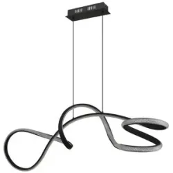 Globo Lighting Hängeleuchte   ¦ schwarz ¦ Maße (cm): B: 33 H: 120