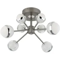 Globo Lighting Deckenleuchte   ¦ silber ¦ Maße (cm): H: 29  Ø: 61