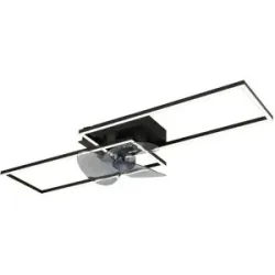 Globo Lighting Deckenventilator   ¦ schwarz ¦ Maße (cm): B: 30 H: 15