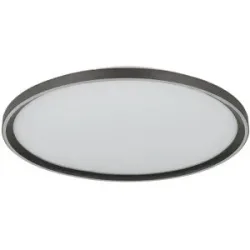 Globo Lighting Deckenleuchte   ¦ grau ¦ Maße (cm): H: 5,5  Ø: 50