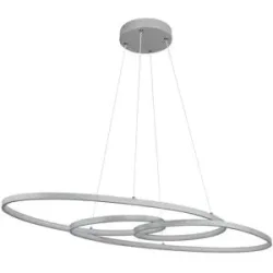 Globo Lighting Hängeleuchte   ¦ grau ¦ Maße (cm): B: 36 H: 120