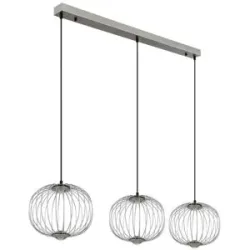 Globo Lighting Hängeleuchte   ¦ silber ¦ Maße (cm): B: 30 H: 150