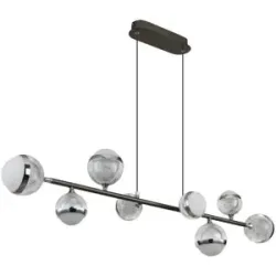 Globo Lighting Hängeleuchte   ¦ silber ¦ Maße (cm): B: 24 H: 120