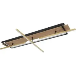 Globo Lighting Deckenleuchte   ¦ schwarz ¦ Maße (cm): B: 60,5 H: 11,5