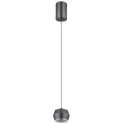 Globo Lighting Hängeleuchte   ¦ grau ¦ Maße (cm): H: 180  Ø: 10