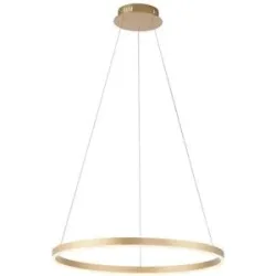 Paul Neuhaus Pendelleuchte   ¦ gold ¦ Maße (cm): B: 58,5 H: 120 T: 58.5