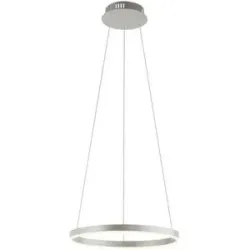 Paul Neuhaus Pendelleuchte   ¦ silber ¦ Maße (cm): B: 39,3 H: 120 T: 39.3