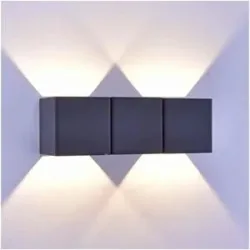 Paul Neuhaus Wandleuchte   ¦ grau ¦ Maße (cm): B: 7,5 H: 7,5 T: 22.5