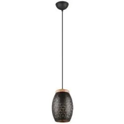 Höffner Pendelleuchte   ¦ schwarz ¦ Maße (cm): H: 150  Ø: 15