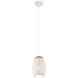 Höffner Pendelleuchte   ¦ weiß ¦ Maße (cm): H: 150  Ø: 15