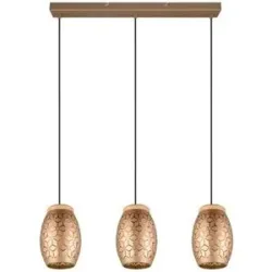Höffner Pendelleuchte   ¦ braun ¦ Maße (cm): B: 65 H: 150 T: 15.0